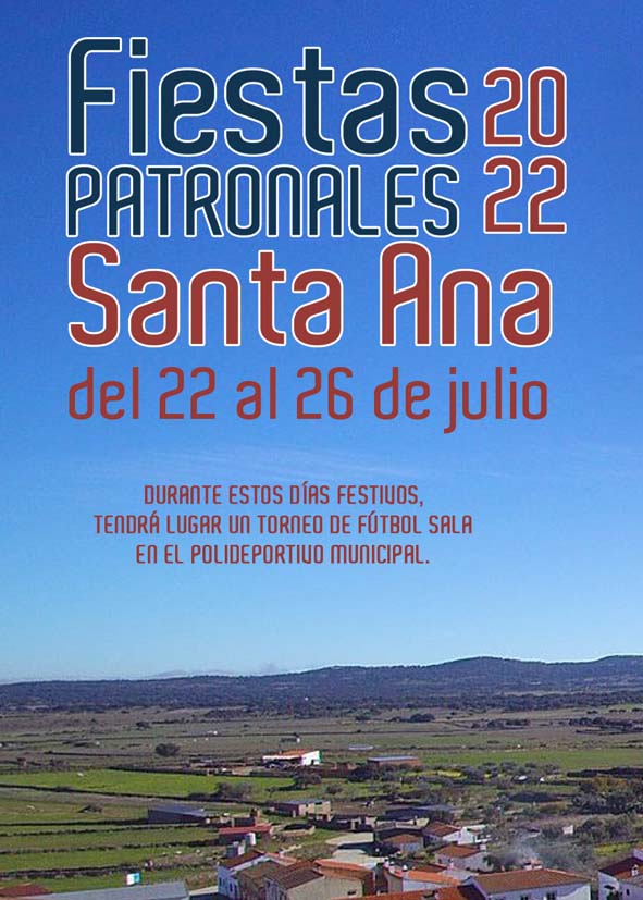 Fiestas Patronales Santa Ana Imprenta