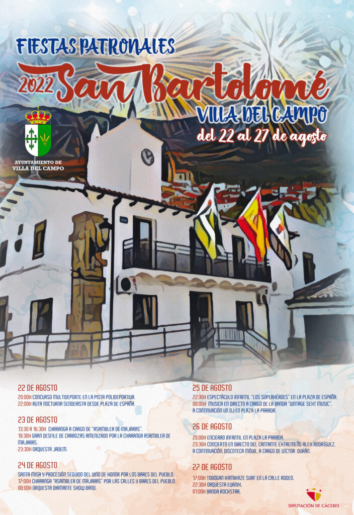 Fiestas Patronales San Bartolomé – Imprenta